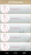 JLPT N4 Listening screenshot 1
