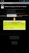 Lock Screen App - Donation captura de pantalla 5