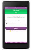 برنامه‌نما Phone Check عکس از صفحه