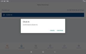 4 Schermata TimeClock Plus Kiosk