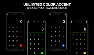 برنامهنما AMOLED Calculator عکس از صفحه