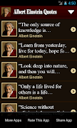 برنامه‌نما Albert Einstein Quotes Free عکس از صفحه