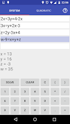 برنامه‌نما Equation System Solver عکس از صفحه