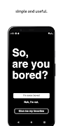 Bored? | Activity Suggestion ポスター