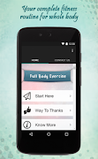 Full Body Exercise Guide Cartaz