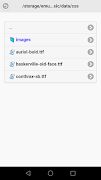 Font Viewer captura de pantalla 1