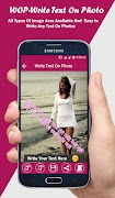 برنامه‌نما Write Text On Photo عکس از صفحه