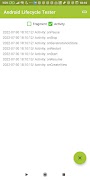 برنامه‌نما Android Lifecycle Tester عکس از صفحه
