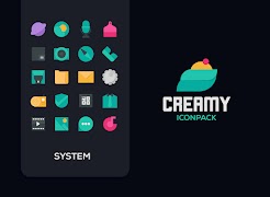 Creamy Icon pack poster