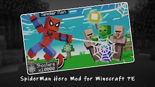 پوستر Spider Man Hero Minecraft Mod