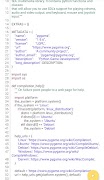 برنامه‌نما Python code عکس از صفحه