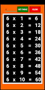 Multiplication Table screenshot 2