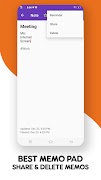 Memo Pad App: Android Notebook imagem de tela 5