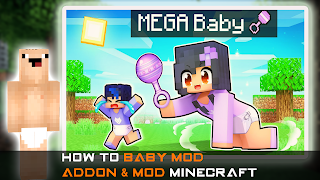 Baby Mod Cute for Minecraft ポスター