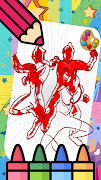 Ultraman Coloring Game اسکرین شاٹ 1