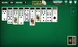 Spider Solitaire Screenshot 3