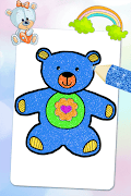 برنامه‌نما Teddy Bear Coloring عکس از صفحه