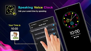 Speak Clock Smart Watch AOD screenshot 2