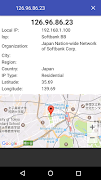 برنامه‌نما Find IP Address Location عکس از صفحه
