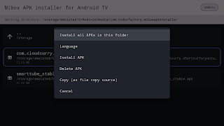 Mibox APK installer Android TV スクリーンショット 3