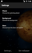 3D Planets Live Wallpaper screenshot 2
