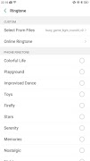 Ringtone Settings Screenshot 2