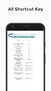 برنامه‌نما Computer keyboard Shortcut Key عکس از صفحه