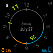 Chrono Watch Face for Wear screenshot 1