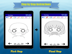 How to Draw Chibi Anime Face ảnh chụp màn hình 5