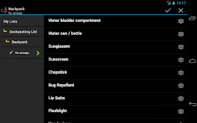 Backpack Planner screenshot 2