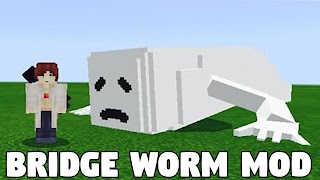 1 Schermata Mod Bridge Worm for Minecraft