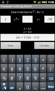 Trinomial Factoring Wizard Ekran Görüntüsü 2