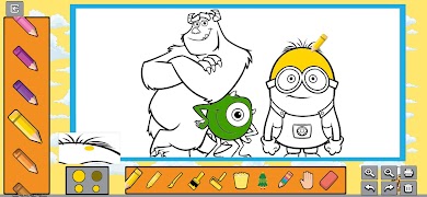 Cartoon Coloring स्क्रीनशॉट 6