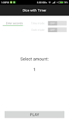 Dice with Timer ảnh chụp màn hình 1