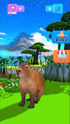 Super Capybara Run captura de pantalla 1