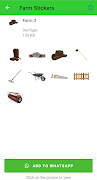 Farm Stickers - WAStickerApps screenshot 3