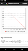 Complex numbers calculator screenshot 3