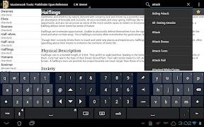Pathfinder Open Reference Screenshot 2