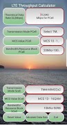 LTE-4G Throughput Calculator screenshot 4