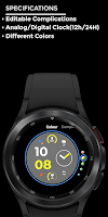 Night ver 12 - watch face syot layar 3