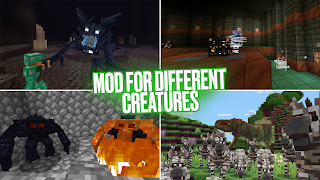 برنامه‌نما Mobs & Creatures Minecraft Mod عکس از صفحه