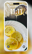 Lemon Aesthetic Lockscreen screenshot 5