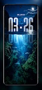 Depth Wallpapers 4k Live Clock 스크린샷 5
