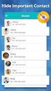 Hide Numbers from Contact List 截圖 1