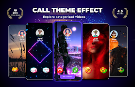 Phone Call Screen, Color Theme الملصق