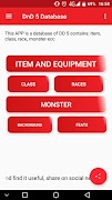 Poster DnD 5e Database