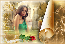 Beaux Cadre Photo Affiche