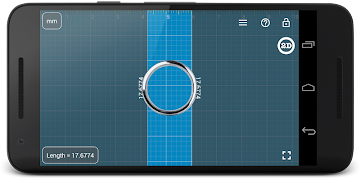 Millimeter - screen ruler app تصوير الشاشة 1