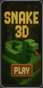 Snake 3D постер