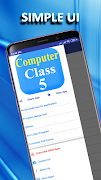 Computer Class 5 Solution पोस्टर